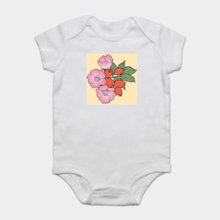 Dog Rose Baby Bodysuit